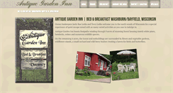 Desktop Screenshot of antiquegardeninn.com