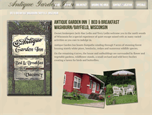 Tablet Screenshot of antiquegardeninn.com